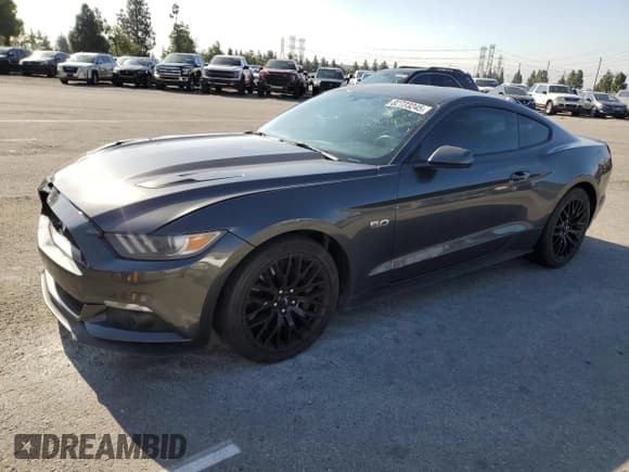 ✅ 2017 Ford Mustang GT • VIN: 1FA6P8CF1H5291634 • Лот: 82723245. Опубликован ранее на Copart с пробегом 109 249 миль. Бесплатный доступ к архиву аукционных продаж из США и подробный отчёт об истории автомобиля на DreamBid. Изображение 1.