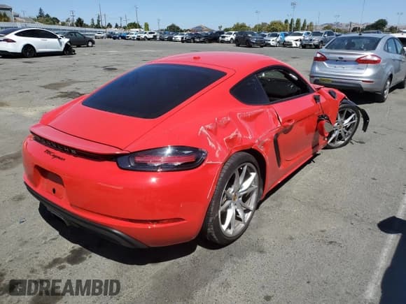 ✅ 2019 Porsche 718 Cayman • VIN: WP0AA2A83KS260398 • Lot: 70030314. Listed on Copart with 34,410 mi. Free auction sales archive from the USA and detailed vehicle history report at DreamBid. Image 3.