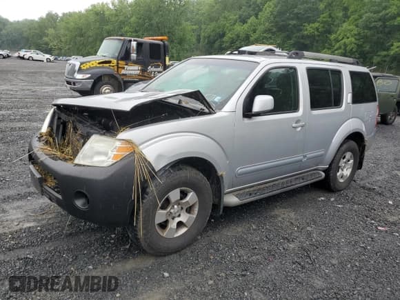 ✅ 2008 Nissan Pathfinder S • VIN: 5N1AR18B78C628388 • Lot: 60047185. Listed on Copart with 126,154 mi. Free auction sales archive from the USA and detailed vehicle history report at DreamBid. Image 1.
