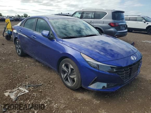 2023 Hyundai Elantra Limited с VIN KMHLN4AJ2PU091249, выставлен на аукционе Copart как лот 61243225 с пробегом 15 402 миль миль и Списание • Salvage title. История ставок и продаж доступна на DreamBid. Изображение 4.