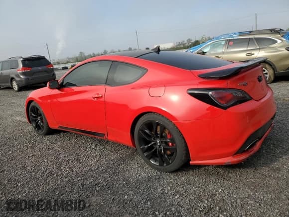 ✅ 2013 Hyundai Genesis Coupe Track • VIN: KMHHU6KJ8DU102382 • Lot: 72061835. Listed on Copart with 92,344 mi. Free auction sales archive from the USA and detailed vehicle history report at DreamBid. Image 2.