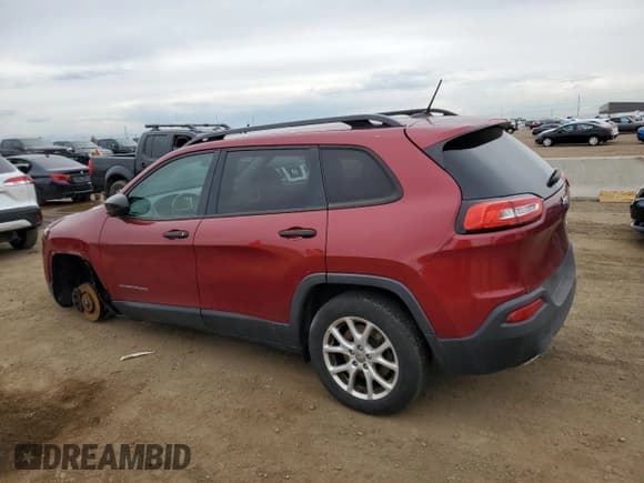 ✅ 2016 Jeep Cherokee Sport • VIN: 1C4PJLAS5GW217550 • Lot: 59204825. Wystawiony na Copart z przebiegiem 127 959 mil. Bezpłatny archiwum sprzedaży aukcyjnych z USA i szczegółowy raport historii pojazdu na DreamBid. Zdjęcie 2.