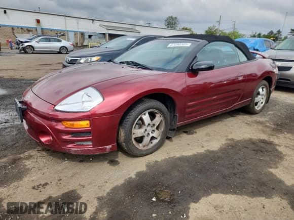 ✅ 2003 Mitsubishi Eclipse GS • VIN: 4A3AE45G23E117750 • Lot: 67090305. Wystawiony na Copart z przebiegiem 88 475 mil. Bezpłatny archiwum sprzedaży aukcyjnych z USA i szczegółowy raport historii pojazdu na DreamBid. Zdjęcie 1.