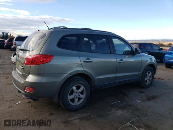✅ 2007 Hyundai Santa Fe GLS • VIN: 5NMSG73D77H102448 • Lot: 82651134. Listed on Copart with 171,890 mi. Free auction sales archive from the USA and detailed vehicle history report at DreamBid. Image 3.