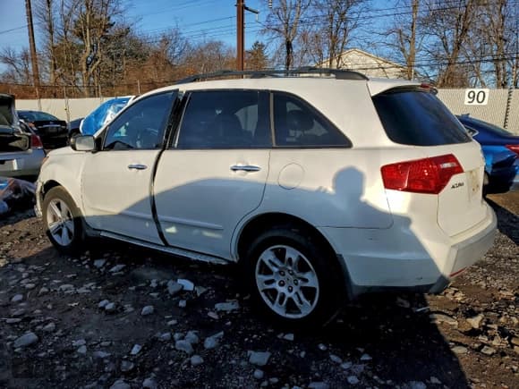 ✅ 2007 Acura MDX Technology • VIN: 2HNYD28487H512275 • Lot: 93939905. Listed on Copart with 232,490 mi. Free auction sales archive from the USA and detailed vehicle history report at DreamBid. Image 2.