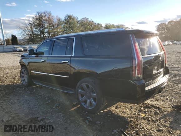 ✅ 2017 Cadillac Escalade ESV Luxury • VIN: 1GYS4HKJ9HR157500 • Lot: 91549585. Listed on Copart with 160,646 mi. Free auction sales archive from the USA and detailed vehicle history report at DreamBid. Image 2.
