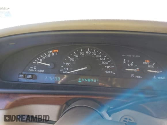 ✅ 1999 Oldsmobile 88 LS • VIN: 1G3HN52K1X4812510 • Lot: 41674152. Listed on IAAI with 216,538 mi. Free auction sales archive from the USA and detailed vehicle history report at DreamBid. Image 7.