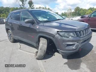 ✅ 2021 Jeep Compass Trailhawk • VIN: 3C4NJDDB1MT529178 • Лот: 43207774. Опубликован ранее на IAAI с пробегом 119 366 миль. Бесплатный доступ к архиву аукционных продаж из США и подробный отчёт об истории автомобиля на DreamBid. Изображение 1.