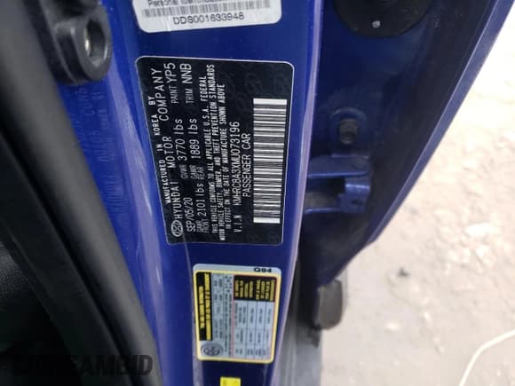 ✅ 2021 Hyundai Venue SEL • VIN: KMHRC8A3XMU073196 • Lot: 48167204. Listed on Copart with Not provided. Free auction sales archive from the USA and detailed vehicle history report at DreamBid. Image 26.