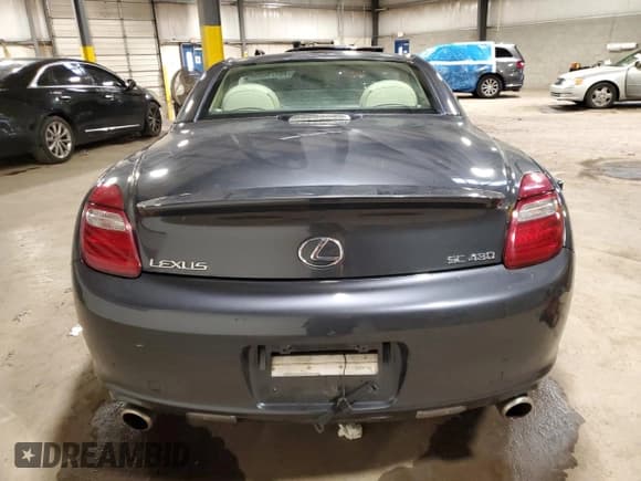 ✅ 2007 Lexus SC 430 • VIN: JTHFN45Y479011377 • Lot: 86429865. Wystawiony na Copart z przebiegiem 55 076 mil. Bezpłatny archiwum sprzedaży aukcyjnych z USA i szczegółowy raport historii pojazdu na DreamBid. Zdjęcie 6.