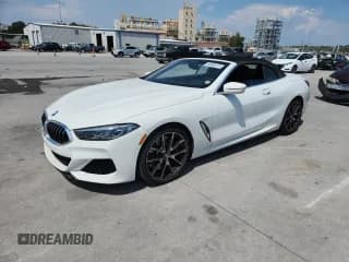 ✅ 2019 BMW 8 Series M850i xDrive • VIN: WBAFY4C58KBJ98803 • Lot: 80946415. Listed on Copart with 70,110 mi. Free auction sales archive from the USA and detailed vehicle history report at DreamBid. Image 1.