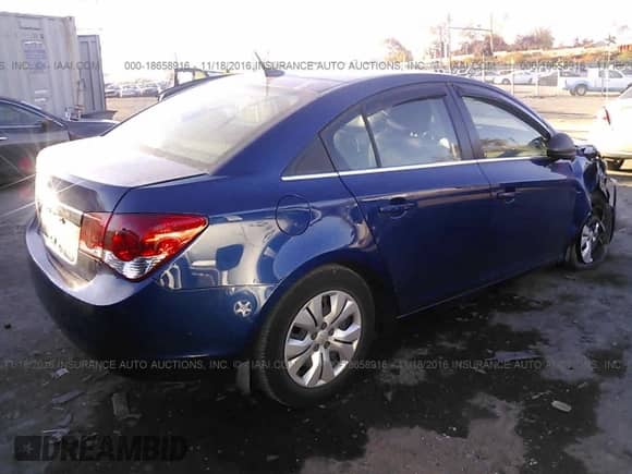 2012 Chevrolet Cruze LS с VIN 1G1PC5SH6C7312267, выставлен на аукционе IAAI как лот 18658916 с пробегом 29 563 миль миль и . История ставок и продаж доступна на DreamBid. Изображение 4.