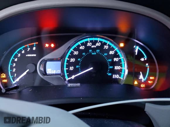 ✅ 2013 Toyota Sienna Limited • VIN: 5TDDK3DC6DS070140 • Lot: 91505605. Listed on Copart with 265,817 mi. Free auction sales archive from the USA and detailed vehicle history report at DreamBid. Image 9.