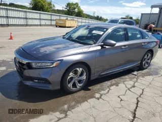 2018 Honda Accord EX-L z VIN 1HGCV1F50JA025954, wystawiony jako Copart lot #70588055 z przebiegiem 52 272 mil mil oraz Szkoda całkowita • Salvage title. Historia ofert i sprzedaży dostępna na DreamBid. Obrazek 1.