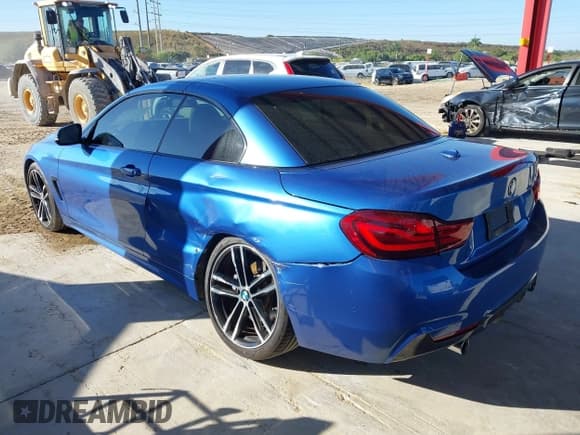 ✅ 2020 BMW 4 Series 440i • VIN: WBA4Z5C0XL5R41184 • Lot: 43771308. Listed on IAAI with 51,724 mi. Free auction sales archive from the USA and detailed vehicle history report at DreamBid. Image 3.