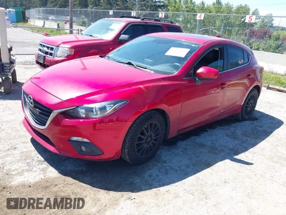 ✅ 2015 Mazda 3 i Grand Touring • VIN: JM1BM1M78F1234416 • Lot: 42196061. Listed on IAAI with 186,326 mi. Free auction sales archive from the USA and detailed vehicle history report at DreamBid. Image 2.