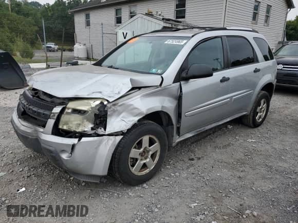 2005 Chevrolet Equinox LS z VIN 2CNDL23FX56166640, wystawiony jako Copart lot #67524965 z przebiegiem Nie podano mil oraz Szkoda całkowita • Salvage title. Historia ofert i sprzedaży dostępna na DreamBid. Obrazek 1.