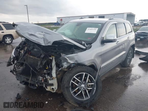 ✅ 2018 Jeep Grand Cherokee Limited • VIN: 1C4RJFBG3JC297007 • Lot: 43265721. Wystawiony na IAAI z przebiegiem 98 846 mil. Bezpłatny archiwum sprzedaży aukcyjnych z USA i szczegółowy raport historii pojazdu na DreamBid. Zdjęcie 2.