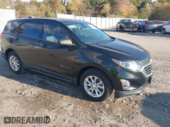 ✅ 2018 Chevrolet Equinox LS • VIN: 3GNAXHEV9JL328046 • Лот: 43522204. Опубликован ранее на IAAI с пробегом 35 019 миль. Бесплатный доступ к архиву аукционных продаж из США и подробный отчёт об истории автомобиля на DreamBid. Изображение 1.