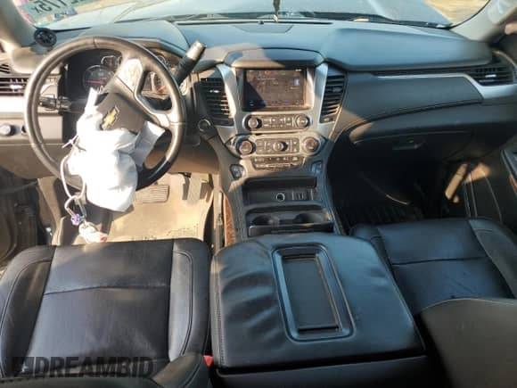 2015 Chevrolet Tahoe LTZ with VIN 1GNSKCKC7FR176146, listed as a Copart auction lot 81622175 with 226,795 mi miles and Salvage title. Bid and sale history available at DreamBid. Image 8.