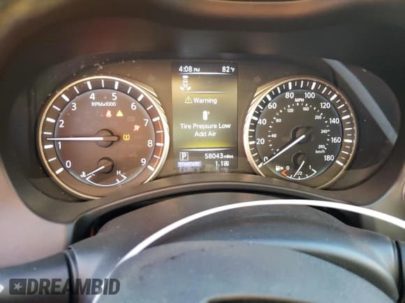 ✅ 2019 Infiniti Q50 Luxe • VIN: JN1EV7AR8KM590704 • Lot: 84868395. Listed on Copart with 58,043 mi. Free auction sales archive from the USA and detailed vehicle history report at DreamBid. Image 9.