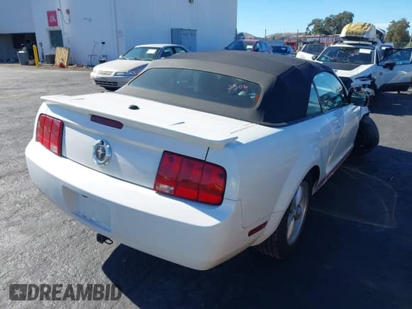 ✅ 2008 Ford Mustang Deluxe • VIN: 1ZVHT84N985117506 • Lot: 43553154. Listed on IAAI with 219,501 mi. Free auction sales archive from the USA and detailed vehicle history report at DreamBid. Image 4.
