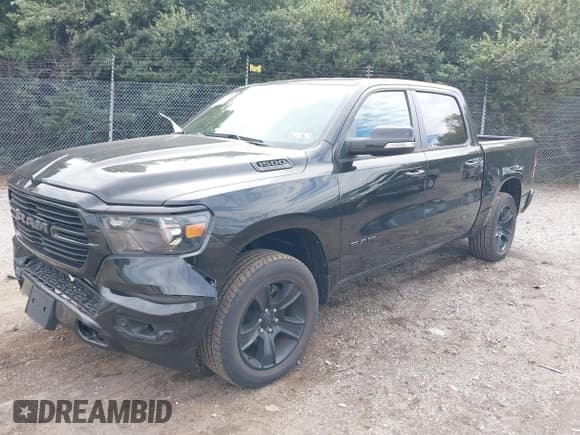 ✅ 2021 Ram 1500 Lone Star • VIN: 1C6SRFFT8MN728152 • Lot: 43460188. Listed on IAAI with 28,578 mi. Free auction sales archive from the USA and detailed vehicle history report at DreamBid. Image 2.