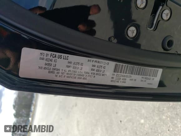 ✅ 2019 Dodge Challenger SXT • VIN: 2C3CDZAG0KH561674 • Lot: 41999693. Wystawiony na Copart z przebiegiem 77 966 mil. Bezpłatny archiwum sprzedaży aukcyjnych z USA i szczegółowy raport historii pojazdu na DreamBid. Zdjęcie 13.