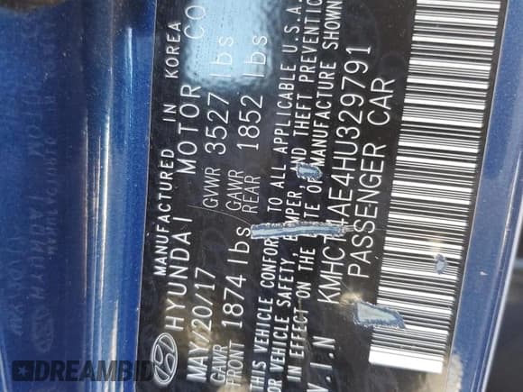 ✅ 2017 Hyundai Accent SE • VIN: KMHCT4AE4HU329791 • Лот: 78720274. Опубликован ранее на Copart с пробегом 60 883 миль. Бесплатный доступ к архиву аукционных продаж из США и подробный отчёт об истории автомобиля на DreamBid. Изображение 13.