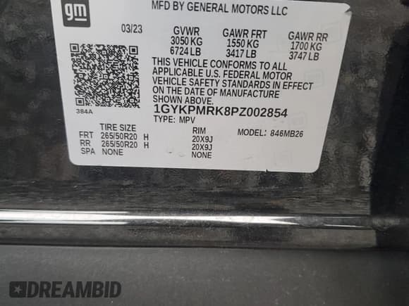 ✅ 2023 Cadillac LYRIQ RWD Luxury • VIN: 1GYKPMRK8PZ002854 • Lot: 81065575. Wystawiony na Copart z przebiegiem 42 105 mil. Bezpłatny archiwum sprzedaży aukcyjnych z USA i szczegółowy raport historii pojazdu na DreamBid. Zdjęcie 14.