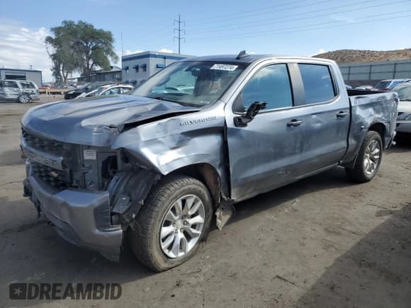 ✅ 2021 Chevrolet Silverado 1500 Custom • VIN: 1GCPYBEK7MZ420353 • Lot: 71497274. Wystawiony na Copart z przebiegiem 78 845 mil. Bezpłatny archiwum sprzedaży aukcyjnych z USA i szczegółowy raport historii pojazdu na DreamBid. Zdjęcie 1.