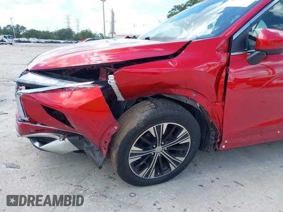 ✅ 2022 Mitsubishi Eclipse Cross SE • VIN: JA4ATWAA9NZ004907 • Lot: 42535047. Listed on IAAI with 46,223 mi. Free auction sales archive from the USA and detailed vehicle history report at DreamBid. Image 6.