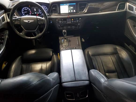 2015 Hyundai Genesis 3.8L z VIN KMHGN4JE9FU032279, wystawiony jako Copart lot #66226744 z przebiegiem 116 327 mil mil oraz Szkoda całkowita • Salvage title. Historia ofert i sprzedaży dostępna na DreamBid. Obrazek 8.