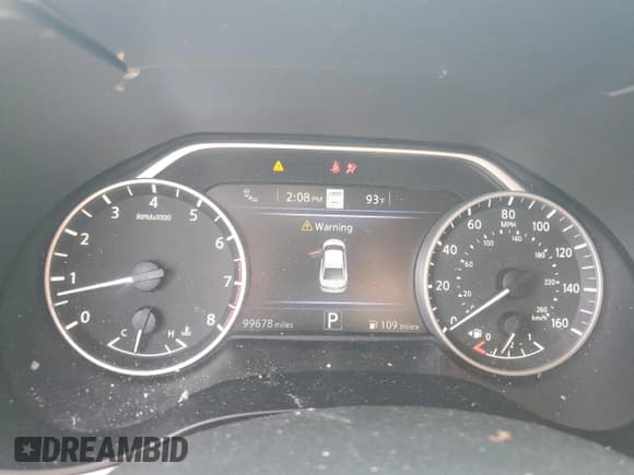 ✅ 2021 Nissan Maxima SV • VIN: 1N4AA6CV0MC503372 • Лот: 65322475. Опубликован ранее на Copart с пробегом 99 678 миль. Бесплатный доступ к архиву аукционных продаж из США и подробный отчёт об истории автомобиля на DreamBid. Изображение 9.