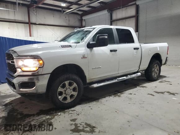 ✅ 2024 Ram 2500 Big Horn • VIN: 3C6UR5DL1RG348852 • Lot: 91824465. Listed on Copart with 47,551 mi. Free auction sales archive from the USA and detailed vehicle history report at DreamBid. Image 1.