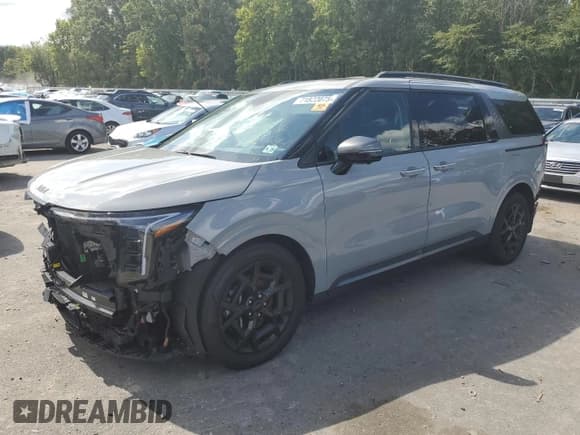 ✅ 2025 Kia Carnival SX Prestige • VIN: KNDNE5KA5S6030279 • Lot: 71822075. Wystawiony na Copart z przebiegiem 25 900 mil. Bezpłatny archiwum sprzedaży aukcyjnych z USA i szczegółowy raport historii pojazdu na DreamBid. Zdjęcie 1.