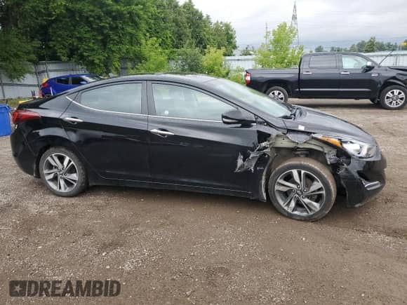 2016 Hyundai Elantra Sport with VIN KMHDH4AH3GU622886, listed as a Copart auction lot 65144065 with 139,369 mi miles and Salvage title. Bid and sale history available at DreamBid. Image 4.