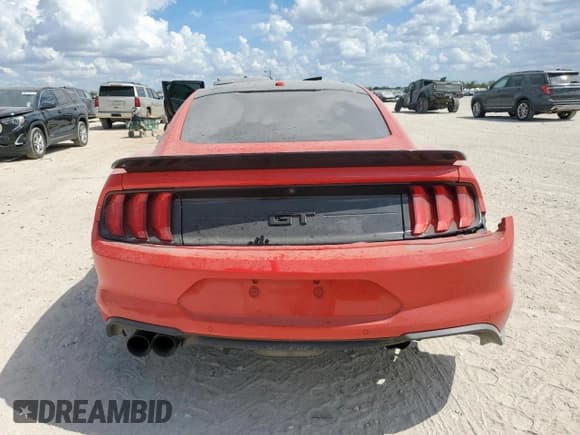 ✅ 2018 Ford Mustang GT Premium • VIN: 1FA6P8CF1J5180197 • Lot: 85776585. Listed on Copart with 78,839 mi. Free auction sales archive from the USA and detailed vehicle history report at DreamBid. Image 6.