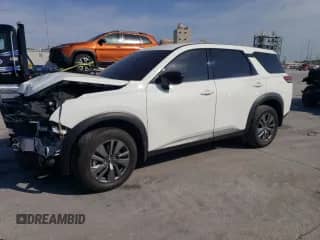 2024 Nissan Pathfinder S with VIN 5N1DR3AA1RC300217, listed as a Copart auction lot 53319605 with Not provided miles and Salvage title. Bid and sale history available at DreamBid. Image 1.