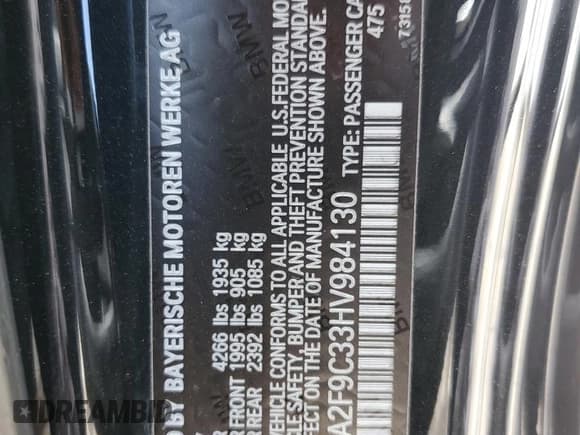 ✅ 2017 BMW 2 Series 230i • VIN: WBA2F9C33HV984130 • Lot: 54957085. Listed on Copart with 94,809 mi. Free auction sales archive from the USA and detailed vehicle history report at DreamBid. Image 13.