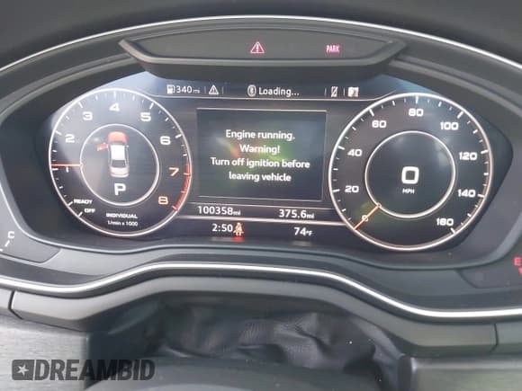 ✅ 2017 Audi A4 Prestige • VIN: WAUFNAF43HN059423 • Lot: 41773342. Listed on IAAI with 100,358 mi. Free auction sales archive from the USA and detailed vehicle history report at DreamBid. Image 7.