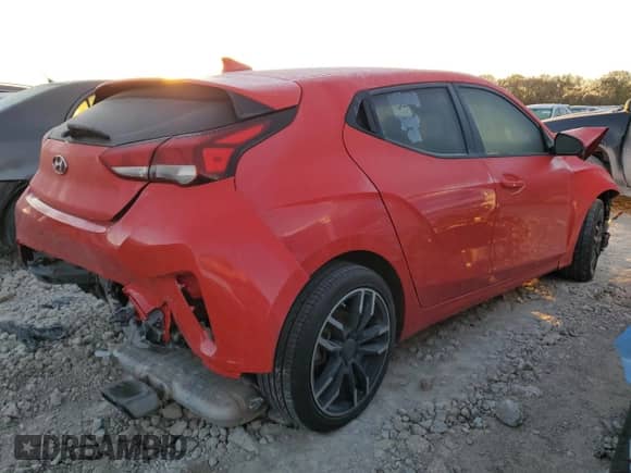 2019 Hyundai Veloster Premium z VIN KMHTG6AF0KU017502, wystawiony jako Copart lot #82367844 z przebiegiem 125 829 mil mil oraz Szkoda całkowita • Salvage title. Historia ofert i sprzedaży dostępna na DreamBid. Obrazek 3.