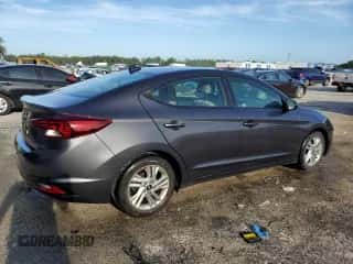 2020 Hyundai Elantra SEL with VIN 5NPD84LF7LH587998, listed as a Copart auction lot 80465985 with 32,349 mi miles and Non repairable. Bid and sale history available at DreamBid. Image 3.