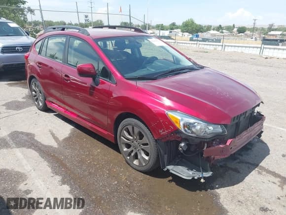 ✅ 2013 Subaru Impreza Special Sports Premium • VIN: JF1GPAL63DH838293 • Lot: 42454613. Listed on IAAI with 54,895 mi. Free auction sales archive from the USA and detailed vehicle history report at DreamBid. Image 1.