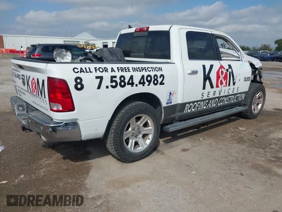 ✅ 2018 Ram 1500 Lone Star • VIN: 1C6RR6LM3JS256273 • Lot: 43442125. Listed on IAAI with Not provided. Free auction sales archive from the USA and detailed vehicle history report at DreamBid. Image 4.