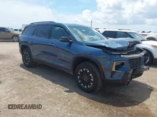 2024 Chevrolet Traverse AWD Z71 z VIN 1GNEVJKS5RJ225332, wystawiony jako IAAI lot #42903961 z przebiegiem 8 702 mil mil oraz . Historia ofert i sprzedaży dostępna na DreamBid. Obrazek 1.