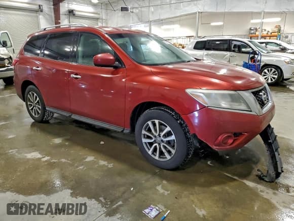 ✅ 2013 Nissan Pathfinder SV • VIN: 5N1AR2MM0DC660476 • Lot: 93640355. Listed on Copart with 216,927 mi. Free auction sales archive from the USA and detailed vehicle history report at DreamBid. Image 4.