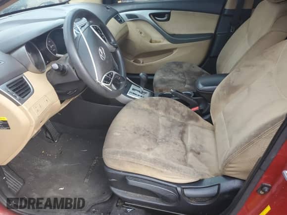 2012 Hyundai Elantra GLS with VIN KMHDH4AE0CU427828, listed as a Copart auction lot 82284695 with 190,889 mi miles and Clean title. Bid and sale history available at DreamBid. Image 7.