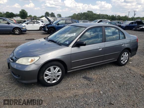 ✅ 2005 Honda Civic LX SSRS • VIN: 2HGES16665H555847 • Лот: 65775375. Опубликован ранее на Copart с пробегом 189 280 миль. Бесплатный доступ к архиву аукционных продаж из США и подробный отчёт об истории автомобиля на DreamBid. Изображение 1.