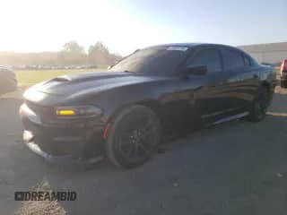 2020 Dodge Charger R/T с VIN 2C3CDXCT5LH232761, выставлен на аукционе Copart как лот 80461745 с пробегом 45 464 миль миль и Списание • Salvage title. История ставок и продаж доступна на DreamBid. Изображение 1.